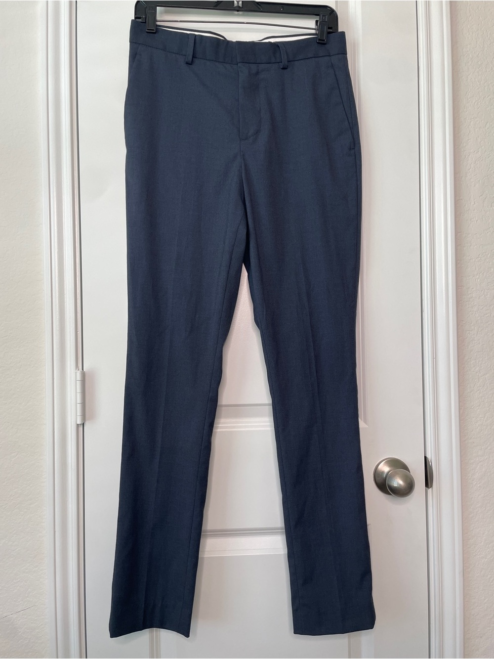 H&M Navy Men's 28R Dress Pants (Missing button inside) Wedding Formal Business